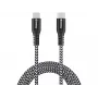 Cabo USB-C Sandberg Survivor 2M 100W preto branco