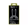 Cabo USB-C Sandberg Survivor 2M 100W preto branco