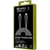 Cabo USB-C Sandberg Survivor 2M 100W preto branco