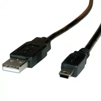 Cabo USB 2.0 ROLINE A - 5-Pin Mini macho/macho 3,0 m