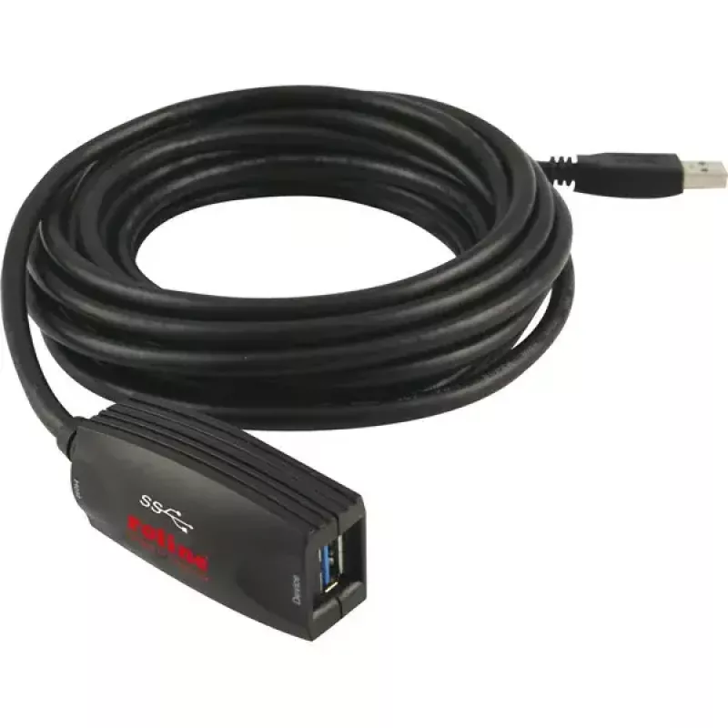 Cabo repetidor ativo USB 3.0 ROLINE 12.04.1096 5 m