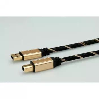 Cabo USB ROLINE GOLD A - B macho/macho 4,5 m