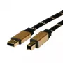 Cabo USB ROLINE GOLD A - B macho/macho 4,5 m