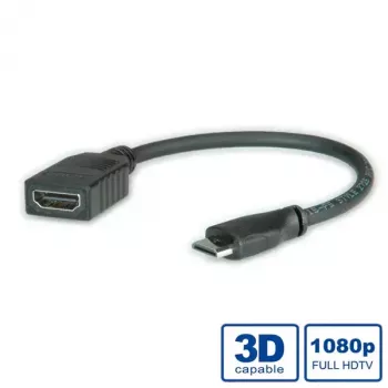 Cabo HDMI High Speed com Ethernet ROLINE 11.04.5586