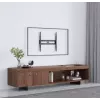 Suporte de TV e monitor Manhattan, parede, fixo, perfil plano, 1 ecrã, 32–55, preto, VESA 75x75 a 400x400 mm, máx. 45 kg
