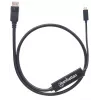 Cabo USB-C para DisplayPort Manhattan, 4K@60Hz, 1 m, macho para macho, preto, não bidirecional, três anos de garantia, compatível com CDP2DP1MBD