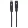 Cabo de extensão USB-C Manhattan 50 cm macho para fêmea