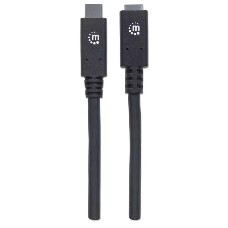 Cabo de extensão USB-C Manhattan 50 cm macho para fêmea