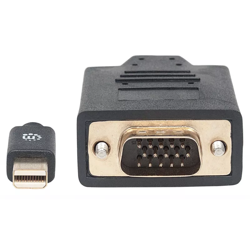 Manhattan 152167 conversor de vídeo de Mini DisplayPort para VGA, preto