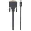 Manhattan 152150 cabo de vídeo de Mini DisplayPort para DVI-D, macho para macho, passivo, 1,8 m, preto