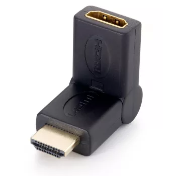 Adaptador HDMI dobrável macho para fêmea, Equip, 118911