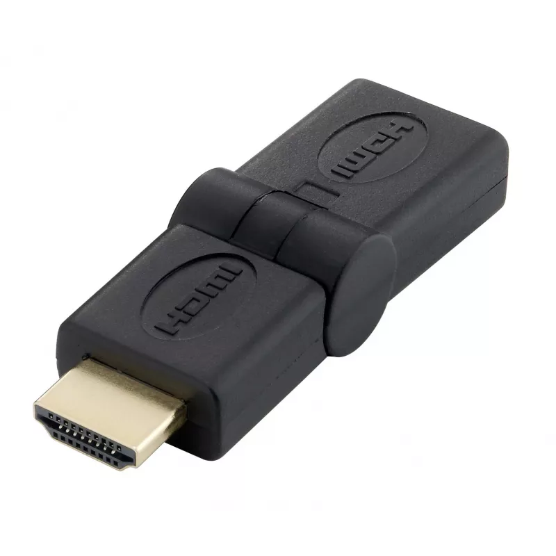Adaptador HDMI dobrável macho para fêmea, Equip, 118911