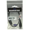Manhattan 374507 cabo USB 2.0, USB-A (M) para USB-B (M), 0,5 m, moldado, preto