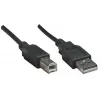 Manhattan 374507 cabo USB 2.0, USB-A (M) para USB-B (M), 0,5 m, moldado, preto