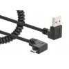 Cabo USB-A para Micro USB Manhattan 356237 1 m macho para macho preto