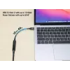 Cabo USB-C Manhattan 5m ativo macho-macho 10 Gbit/s 3A preto