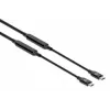 Cabo USB-C Manhattan 5m ativo macho-macho 10 Gbit/s 3A preto