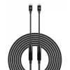 Cabo USB-C Manhattan 5m ativo macho-macho 10 Gbit/s 3A preto