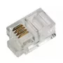 Ficha RJ10 LogiLink MP0017 transparente