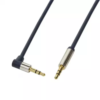Cabo de áudio LogiLink 3,5mm - 3,5mm 0,5m azul