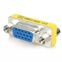 Adaptador VGA HD15 StarTech.com Slimline - F/F, VGA, VGA, prateado