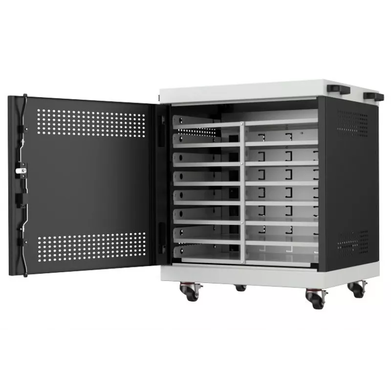Armário para portáteis Lanview LVR14U6555BL 14U montável em rack para portáteis