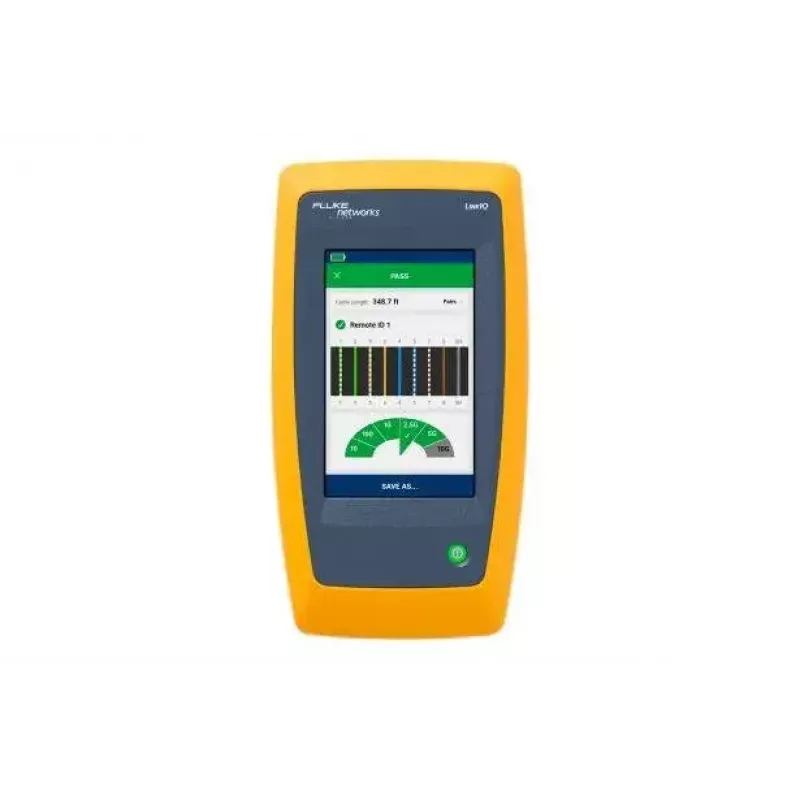 Testador de rede Fluke LinkIQ preto azul laranja RJ-45 305 m