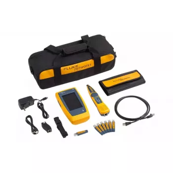 Testador de rede Fluke LinkIQ preto azul laranja RJ-45 305 m