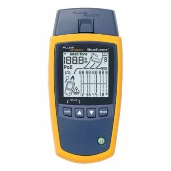 Testador de cabos Fluke MicroScanner² azul amarelo