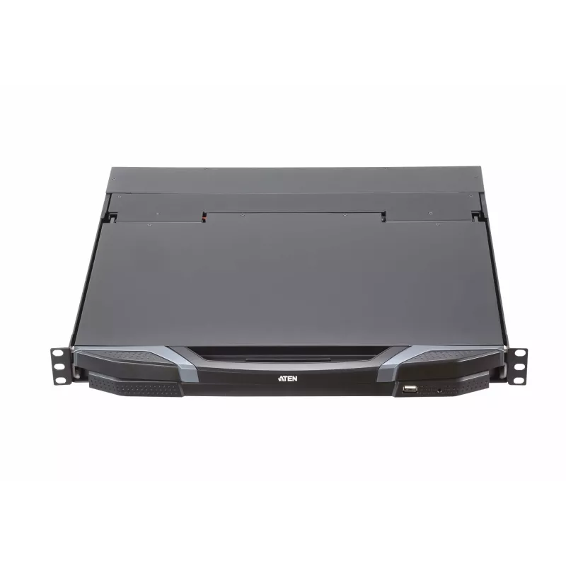 Consola rack ATEN CL3800NW 47 cm (18,5 polegadas) 1920 x 1080 píxeis metal, plástico preto 1U