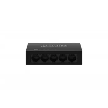 Switch Ethernet Gigabit de 5 portas não gerido Lanview LVN-DESK-5PORT-1G
