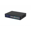 Switch não gerido Lanview LVN-1U-16PORT-1G Ethernet de 16 portas 1 Gbit/s, montagem em rack 1U