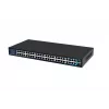 Switch não gerido Lanview LVN-1UMOUNT-48PORT-2SFP-1G — 48x portas RJ45 1G, 2x uplinks SFP