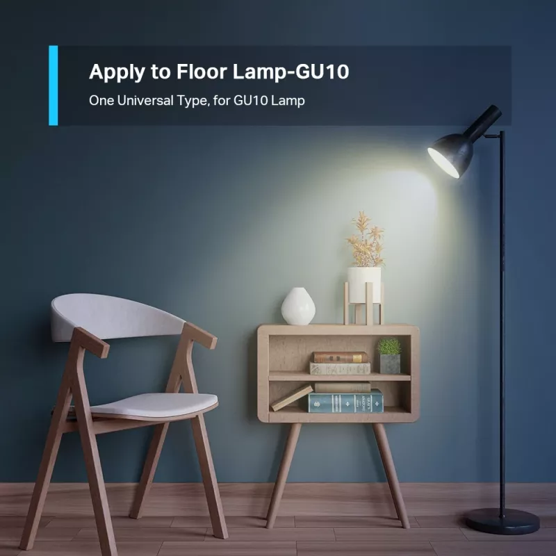 Foco inteligente Wi-Fi TP-Link Tapo, regulável, pack de 4, lâmpada inteligente, Wi-Fi, Branco, 802.11b, 802.11g, Wi-Fi 4 (802.11n), GU10, lâmpada parabólica
