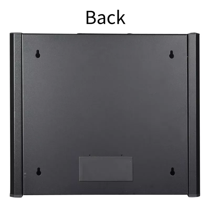 Rack de parede LOGON RWP09U56BL 9U preto fechadura com chave