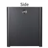 Rack de parede LOGON RWP09U56BL 9U preto fechadura com chave