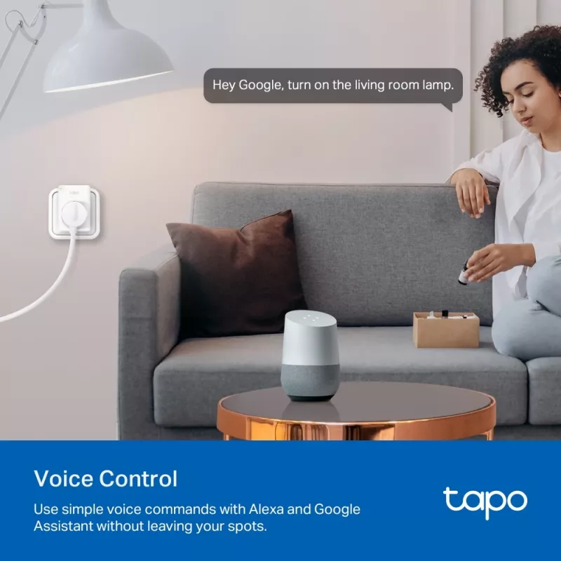 TP-Link Tapo P110 Mini tomada inteligente Wi-Fi, monitorização de energia (2 un.)