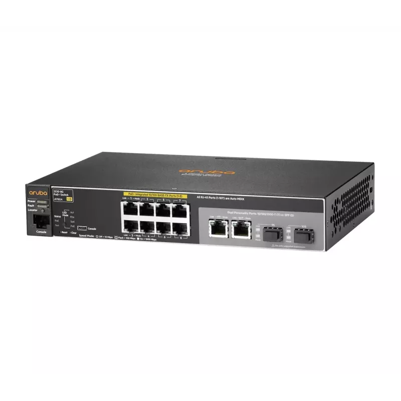 Switch gerido HPE Aruba 2530 8G PoE+