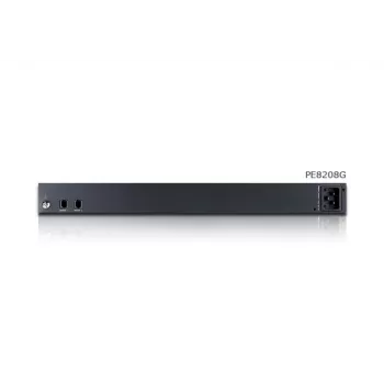 ATEN PE8208G eco PDU, comutada e com medição por tomada, 8 tomadas (7x C13, 1x C19), 16A, 1U