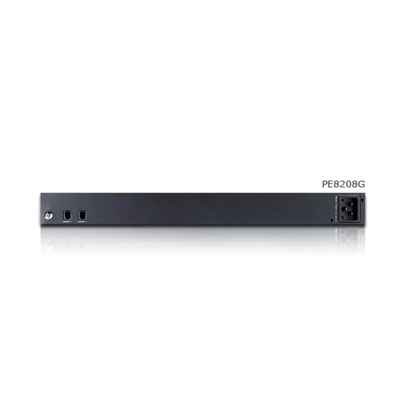 ATEN PE8208G eco PDU, comutada e com medição por tomada, 8 tomadas (7x C13, 1x C19), 16A, 1U