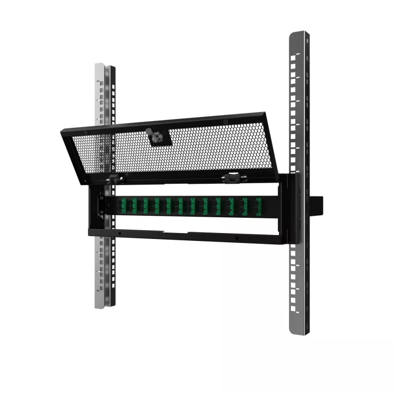 Tampa de segurança de montagem em rack Lanview RAB503BL 3U 19 polegadas