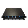 Lanview LVO-101010 Painel deslizante de fibra ótica ODF, LC SM OS2, 12 fibras, 1HE