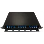 Lanview LVO-101015 Painel deslizante de fibra ótica ODF, 1U, 24 fibras, LC, SM OS2