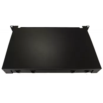 Lanview LVO-101020 Painel deslizante de fibra ótica ODF, LC SM OS2, 48 fibras, 1HE