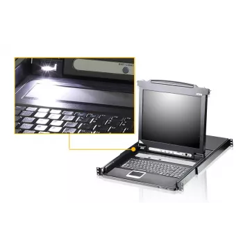 Consola de rack ATEN CL5708M 43,2 cm (17 polegadas) preto 1U