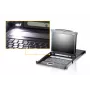 ATEN CL5708M Consola de rack 43,2 cm (17 polegadas) 1280 x 1024 píxeis metal, plástico preto 1HE