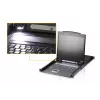 Comutador KVM ATEN CL1308N montagem em rack preto PS/2 USB VGA