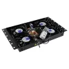 Painel de ventoinhas LOGON RAF120BL preto 4 ventoinhas