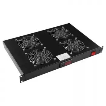 Painel de ventoinhas LOGON RAF305BL 4 ventoinhas preto