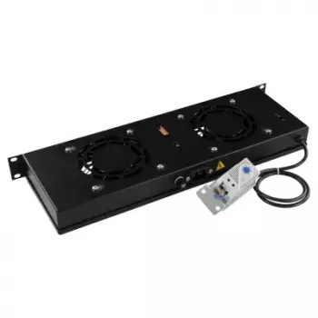 Painel de ventoinhas LOGON RAF310BL preto 2 ventoinhas